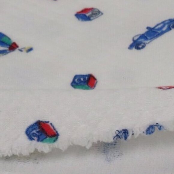 Fabric Toys Quilted Double Knit (extra warm) 60x72" (white background) yardage - Picture 3 of 4